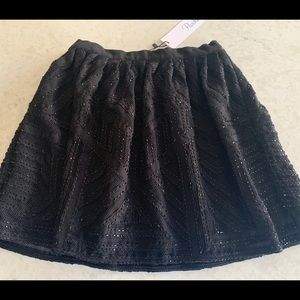 Parker Beaded Black Skirt